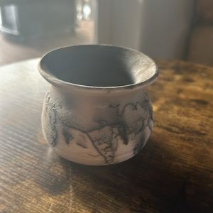 Unique Raku pot (handmade by me)
